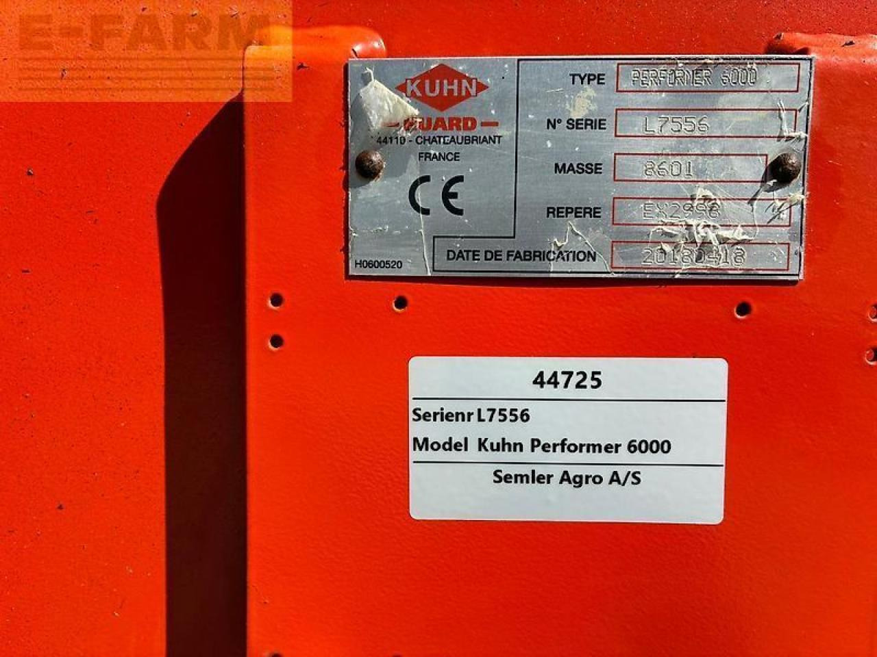 Kuhn performer 600 - Kultivatorius: foto 5 Kuhn performer 600 - Kultivatorius: foto 5