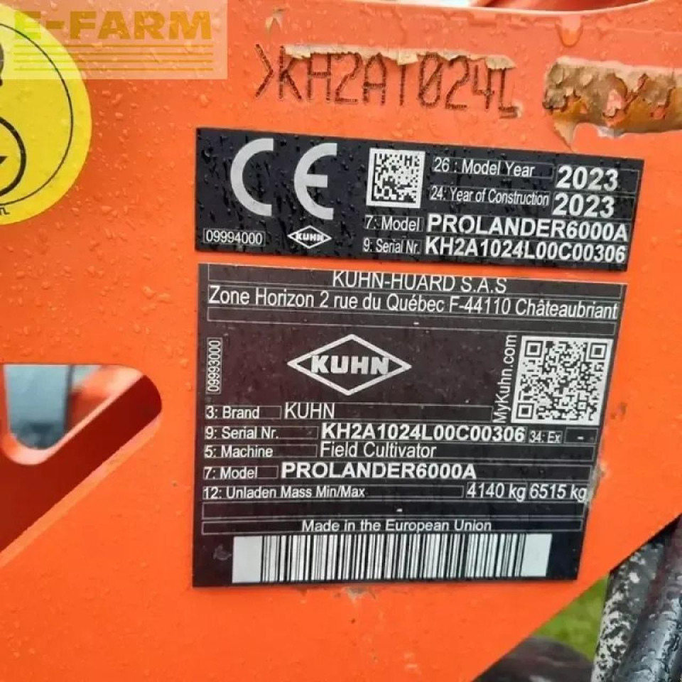 Kuhn prolander 6000 - Kultivatorius: foto 5 Kuhn prolander 6000 - Kultivatorius: foto 5