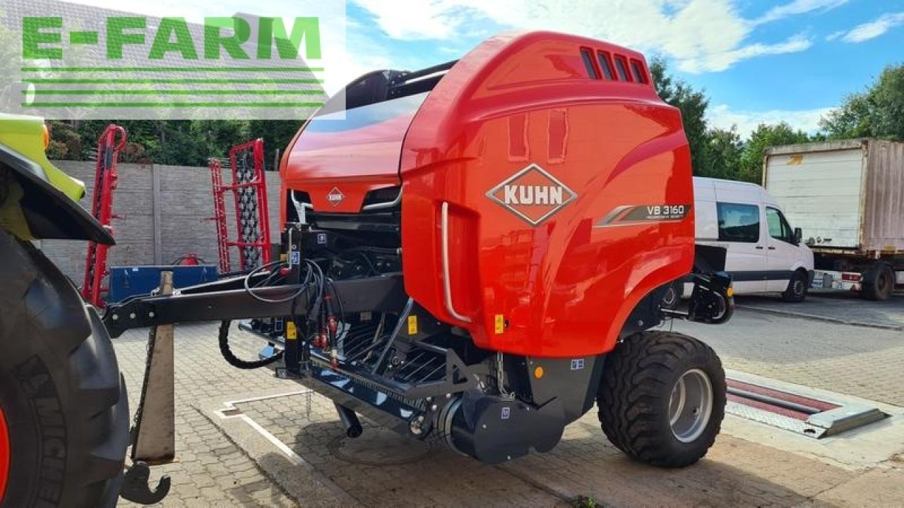 Kuhn vb 3160 oc 14 - 14 messer schneidwerk, isobus, 2. riemenantrieb, high silage satz - Stačiakampių ryšulių presas: foto 1 Kuhn vb 3160 oc 14 - 14 messer schneidwerk, isobus, 2. riemenantrieb, high silage satz - Stačiakampių ryšulių presas: foto 1