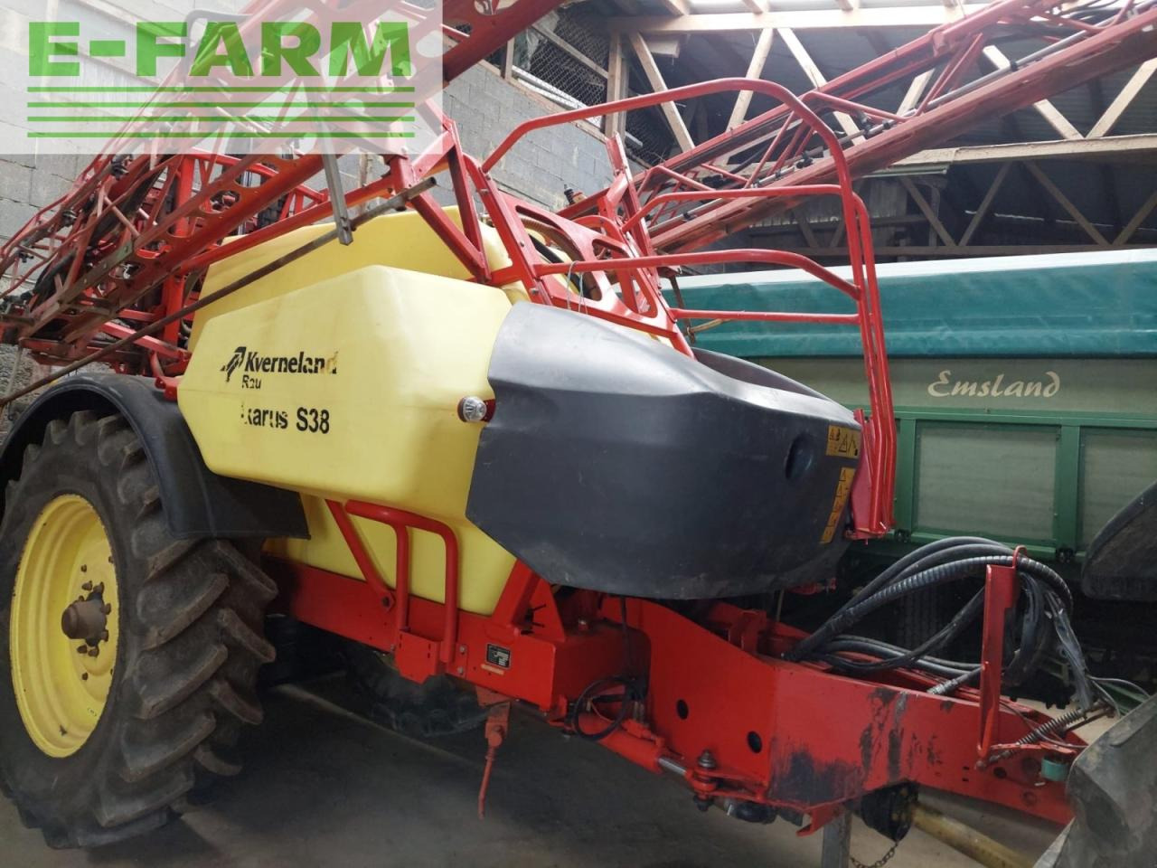 Kverneland ikarus s38 - Prikabinamas purkštuvas: foto 1 Kverneland ikarus s38 - Prikabinamas purkštuvas: foto 1