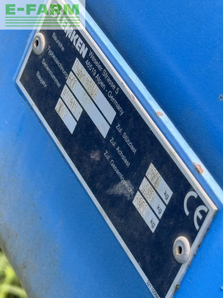 Diskiniai skutikai Lemken Rubin 9/600 KUA: foto 7