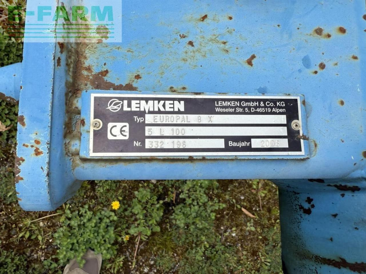 Lemken europal 8x - Plūgas: foto 5 Lemken europal 8x - Plūgas: foto 5