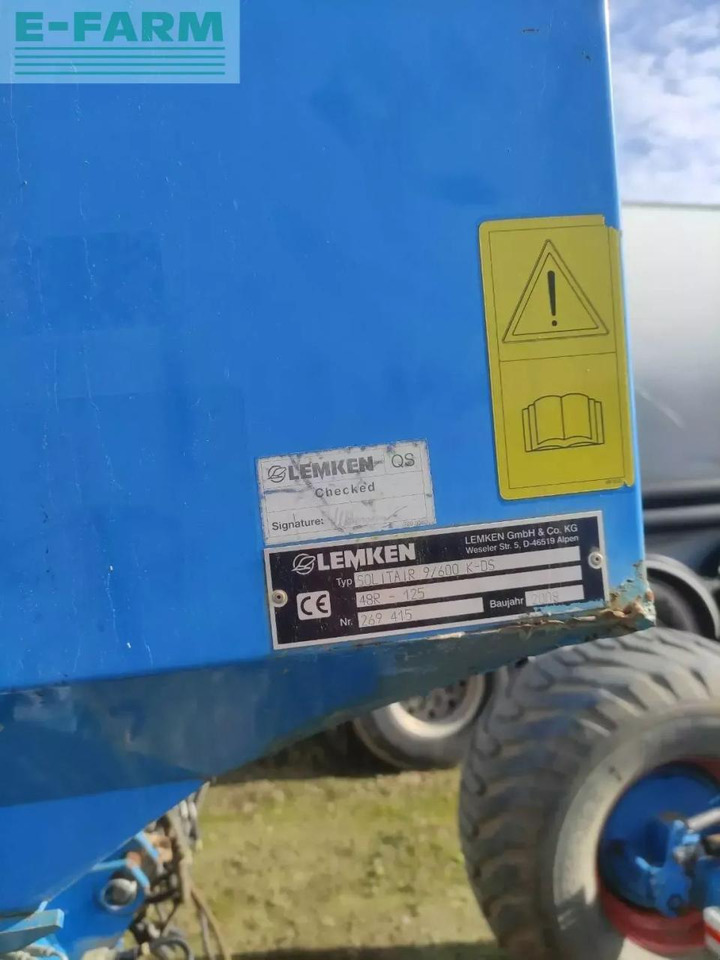 Lemken solitair 9 - Kombinuota sėjamoji: foto 5 Lemken solitair 9 - Kombinuota sėjamoji: foto 5