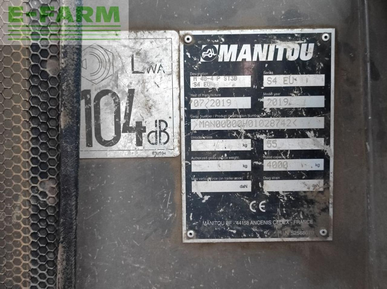 Manitou m 40.4 - im ist-zustand - Šakinis krautuvas: foto 5 Manitou m 40.4 - im ist-zustand - Šakinis krautuvas: foto 5