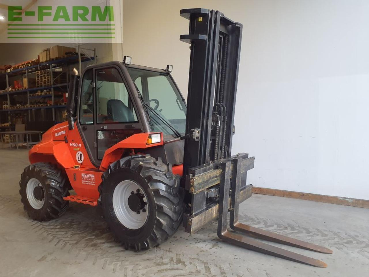 Manitou m 50-4 - Šakinis krautuvas: foto 4 Manitou m 50-4 - Šakinis krautuvas: foto 4