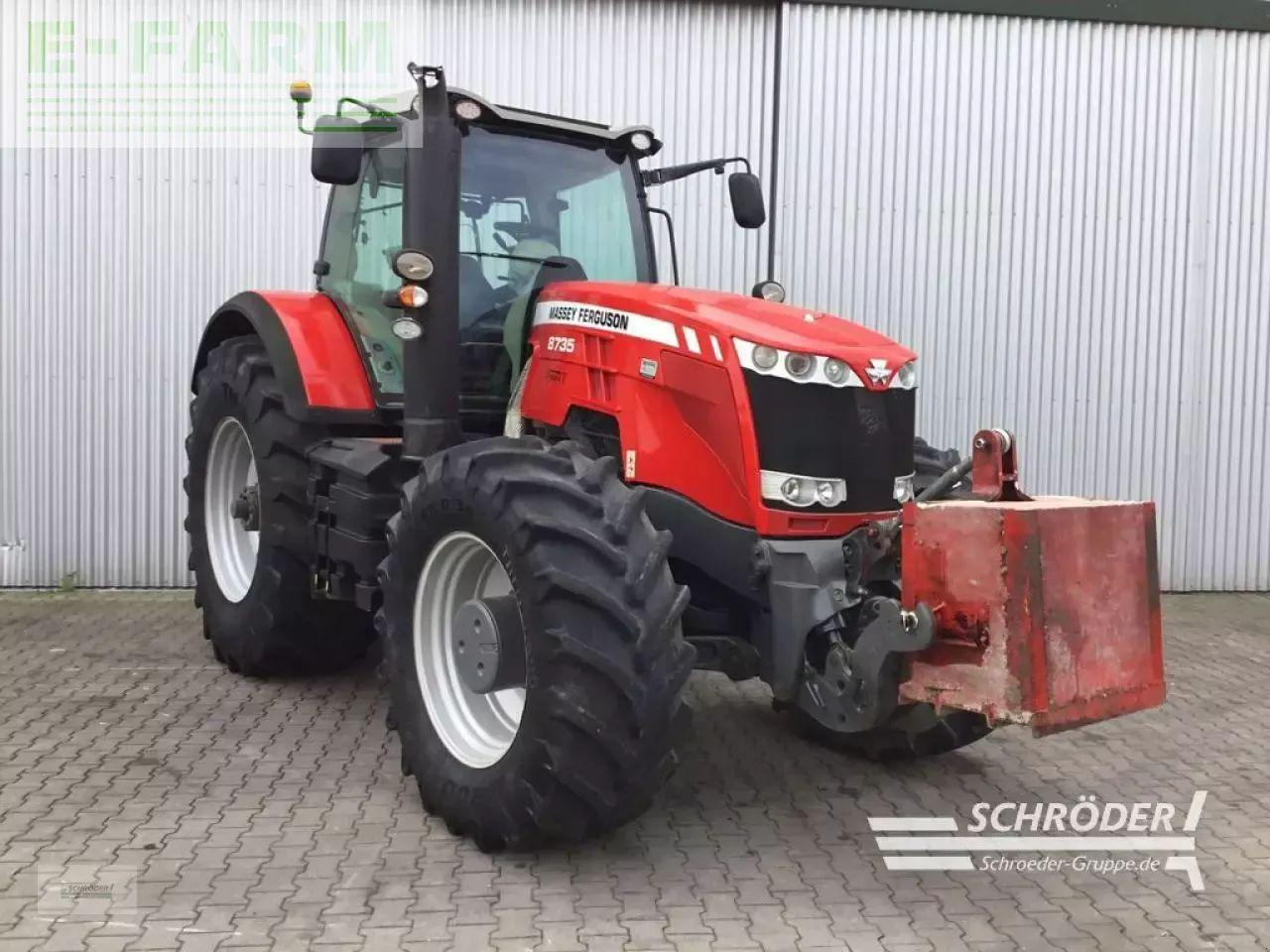 Massey Ferguson 8735 dyna-vt - Traktorius: foto 1 Massey Ferguson 8735 dyna-vt - Traktorius: foto 1