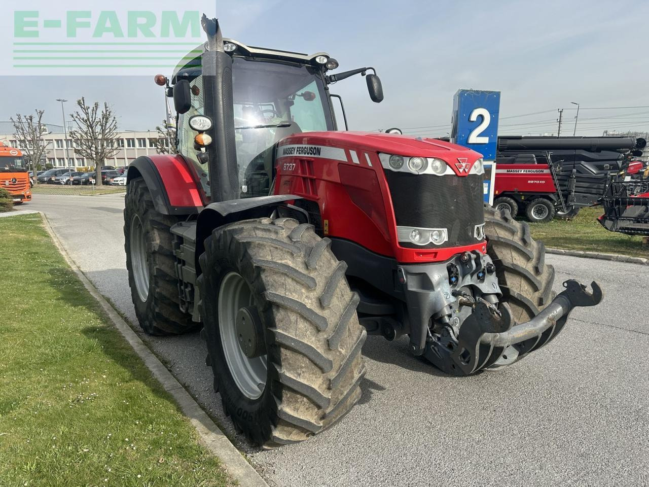 Massey Ferguson mf 8737 - Traktorius: foto 1 Massey Ferguson mf 8737 - Traktorius: foto 1