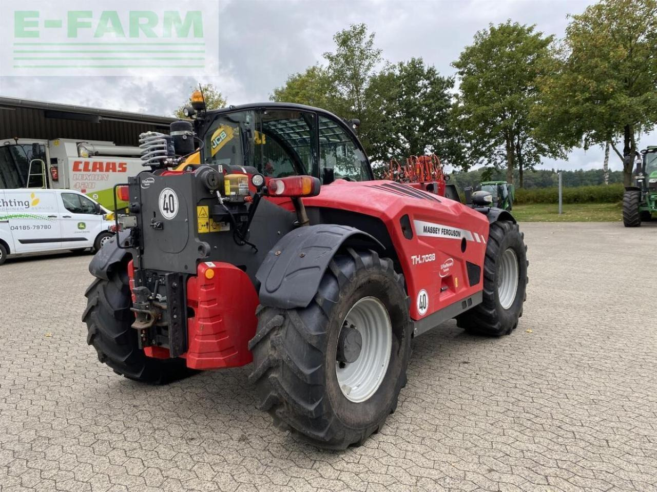 Massey Ferguson th-7038 - Teleskopinis krautuvas: foto 3 Massey Ferguson th-7038 - Teleskopinis krautuvas: foto 3