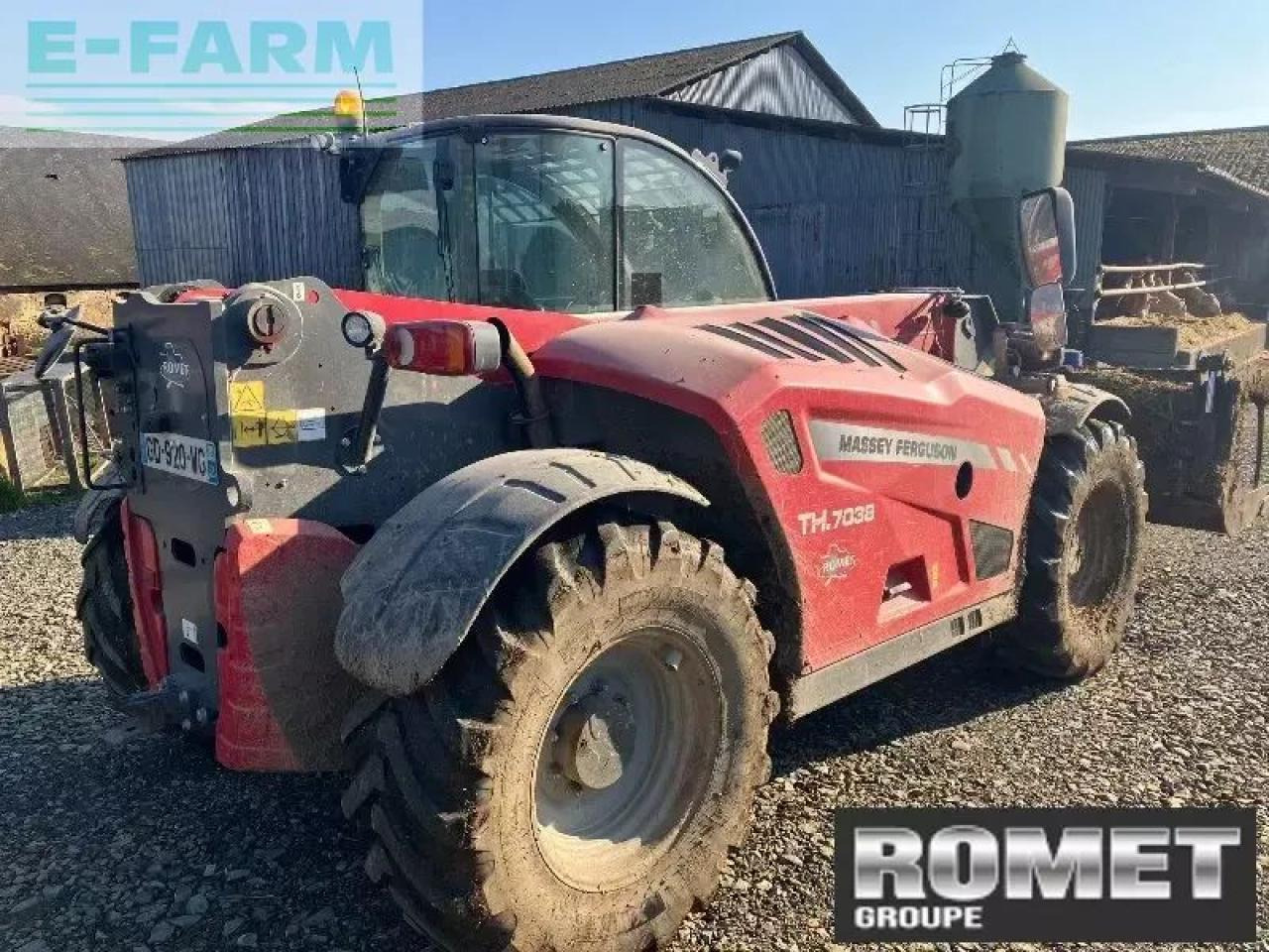 Massey Ferguson th7038 - Teleskopinis krautuvas: foto 2 Massey Ferguson th7038 - Teleskopinis krautuvas: foto 2