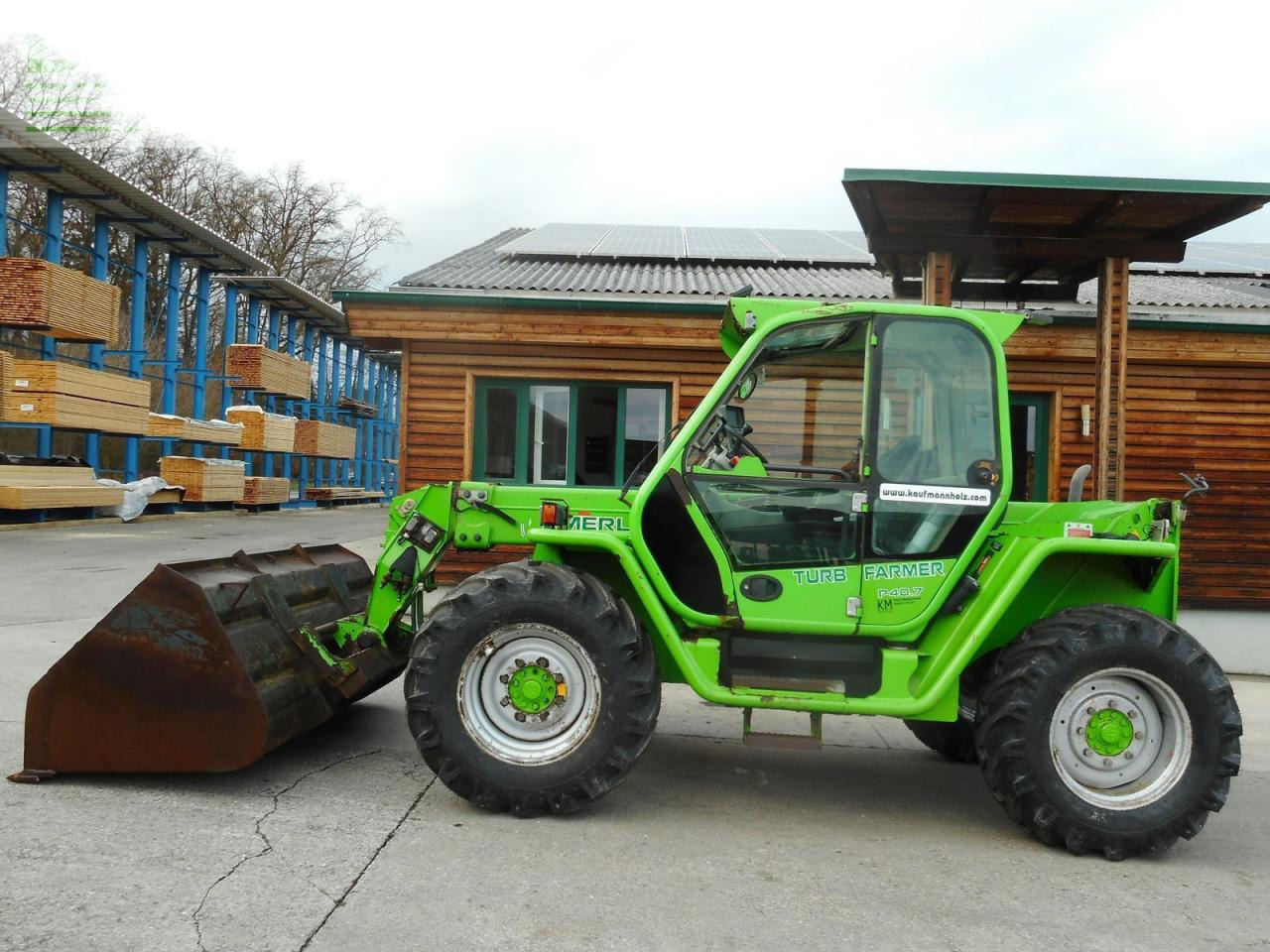 Merlo p40.7 turbofarmer ( neue bereifung ) - Teleskopinis krautuvas: foto 1 Merlo p40.7 turbofarmer ( neue bereifung ) - Teleskopinis krautuvas: foto 1