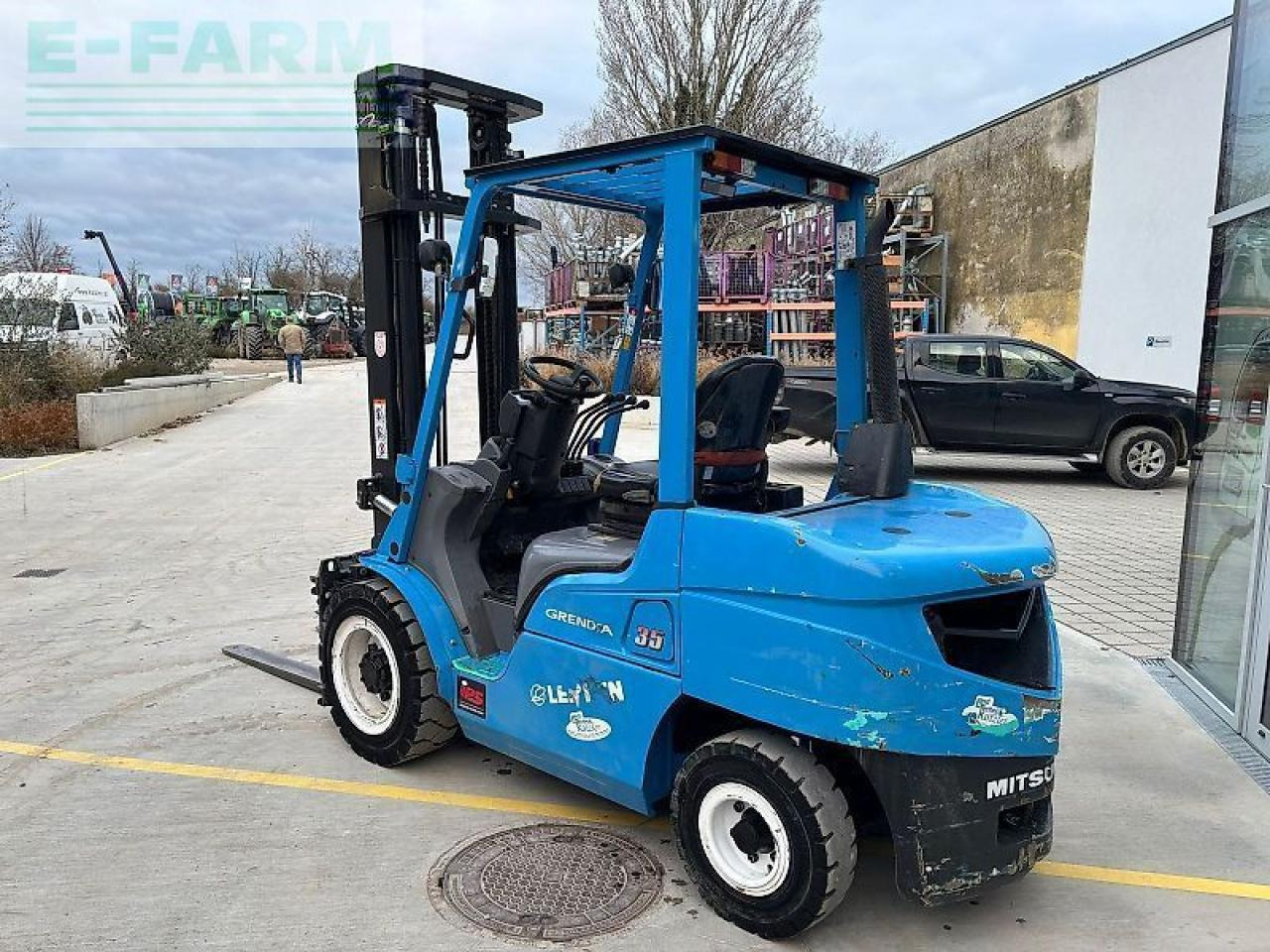 Mitsubishi fd35ntd - Šakinis krautuvas: foto 4 Mitsubishi fd35ntd - Šakinis krautuvas: foto 4