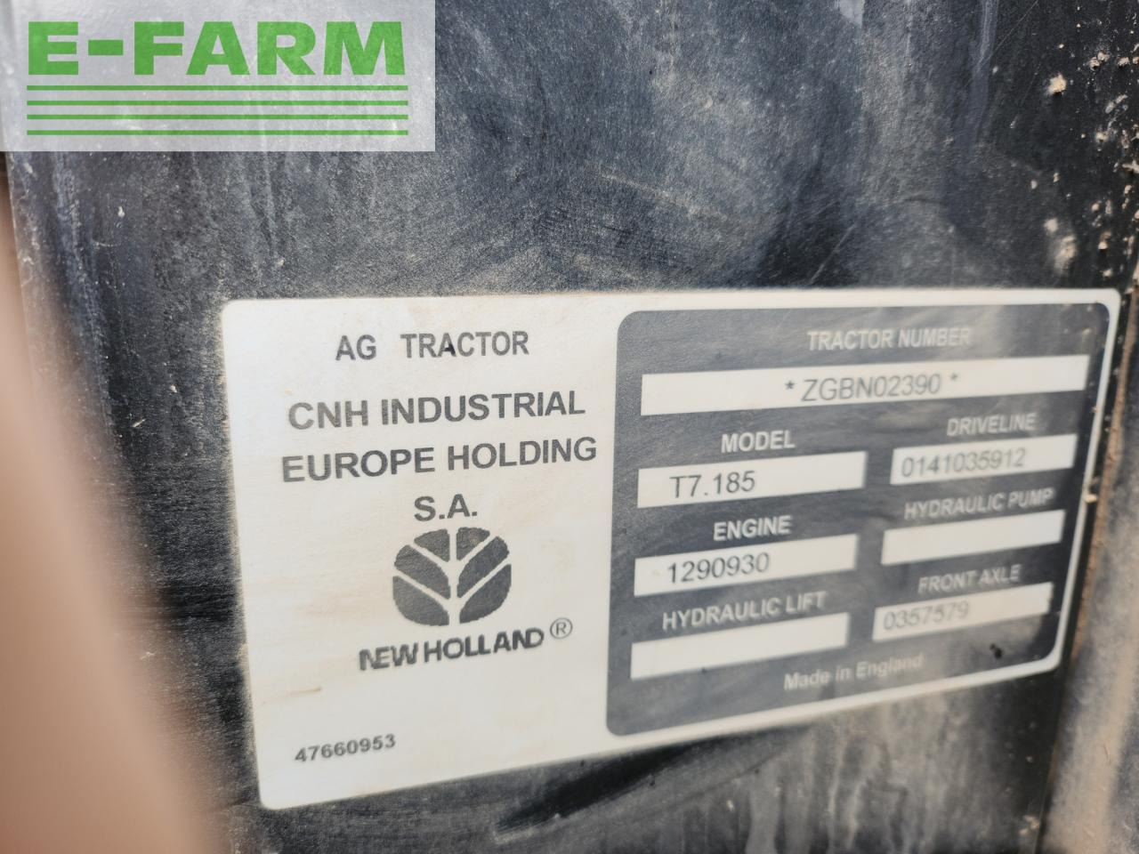 New Holland T 7.185 - Traktorius: foto 4 New Holland T 7.185 - Traktorius: foto 4