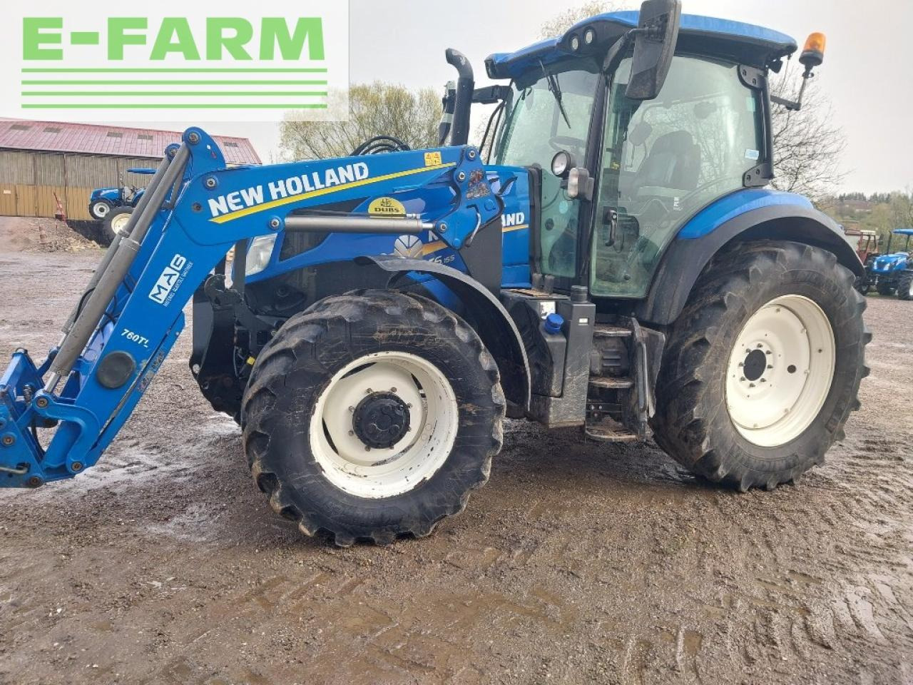 New Holland t6.155 - Traktorius: foto 1 New Holland t6.155 - Traktorius: foto 1