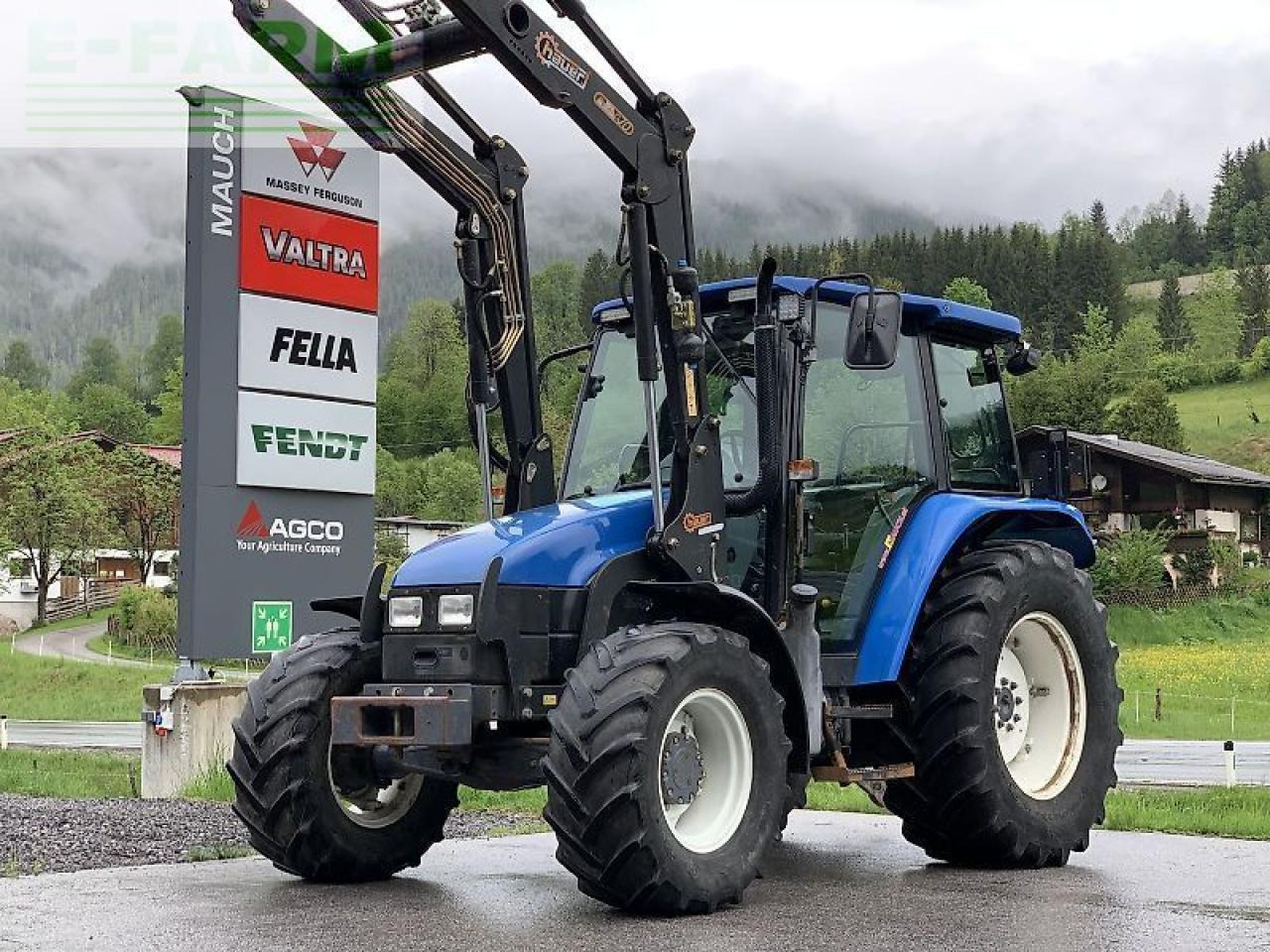 New Holland tl 70 a + hauer frontlader A - Traktorius: foto 1 New Holland tl 70 a + hauer frontlader A - Traktorius: foto 1