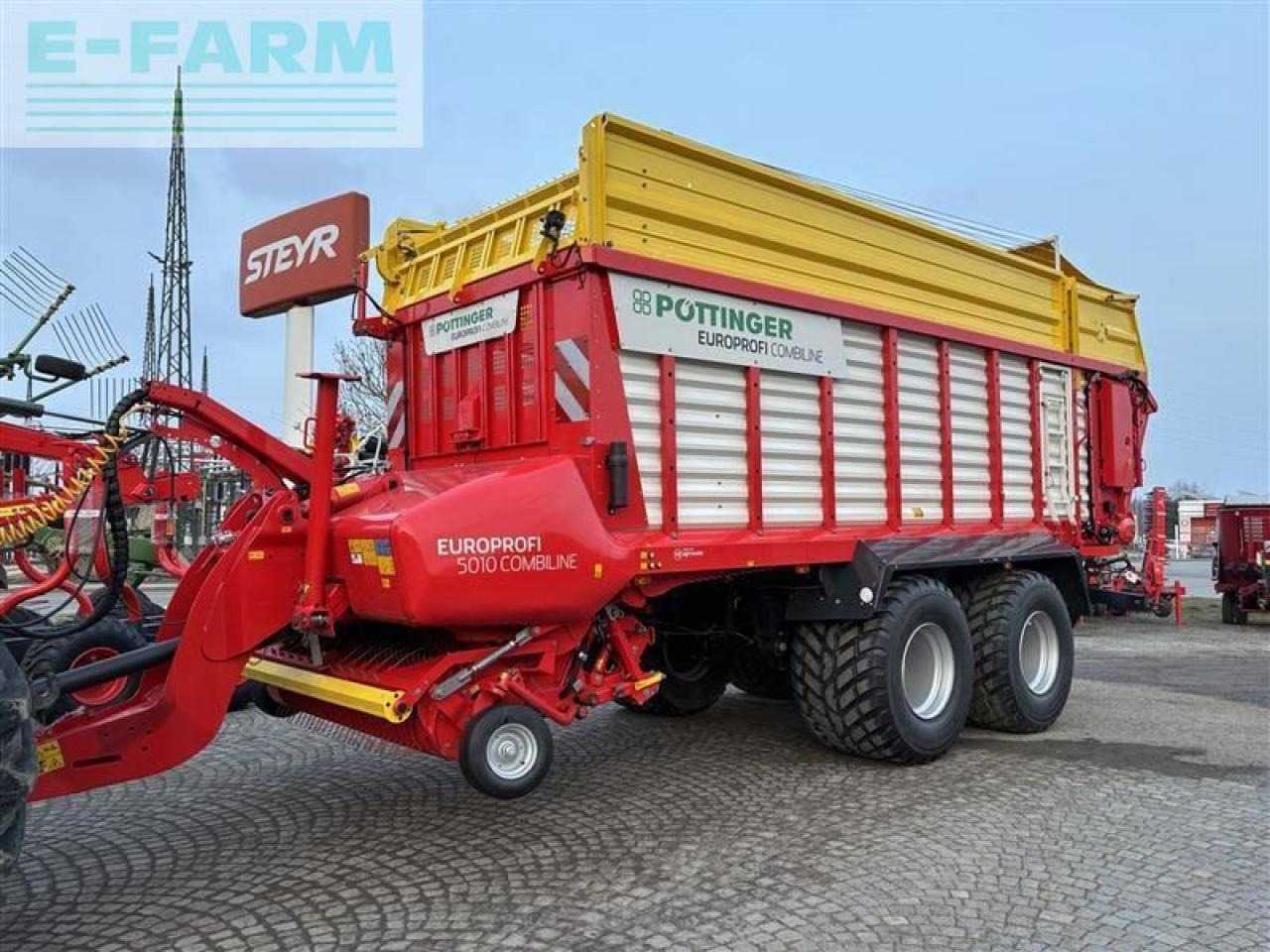 Pöttinger europrofi 5010 d - Savivartė traktorinė priekaba: foto 1 Pöttinger europrofi 5010 d - Savivartė traktorinė priekaba: foto 1