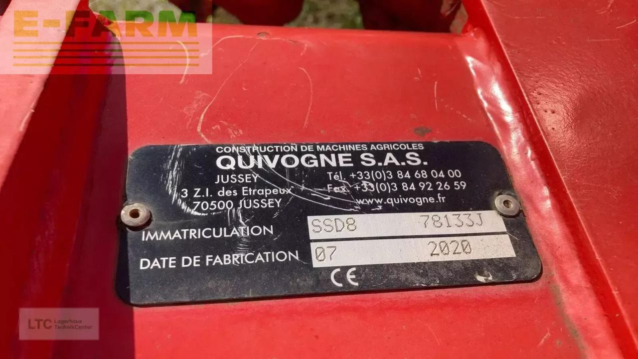 Quivogne SS08 - Kultivatorius: foto 5 Quivogne SS08 - Kultivatorius: foto 5