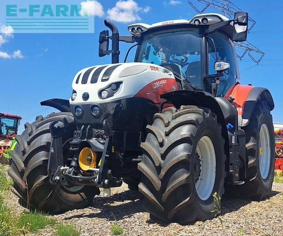 Steyr 6200 absolut cvt CVT - Traktorius: foto 1 Steyr 6200 absolut cvt CVT - Traktorius: foto 1