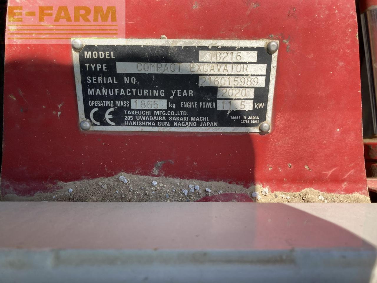 Takeuchi - Mini ekskavatorius: foto 5 Takeuchi - Mini ekskavatorius: foto 5