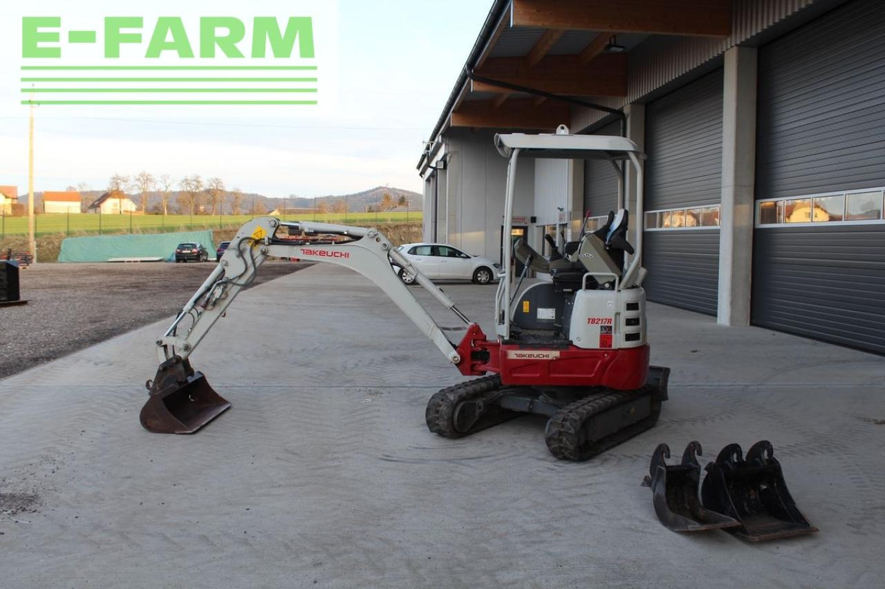 Takeuchi takeuchi tb 217 r minibagger - bagger - Mini ekskavatorius: foto 3 Takeuchi takeuchi tb 217 r minibagger - bagger - Mini ekskavatorius: foto 3
