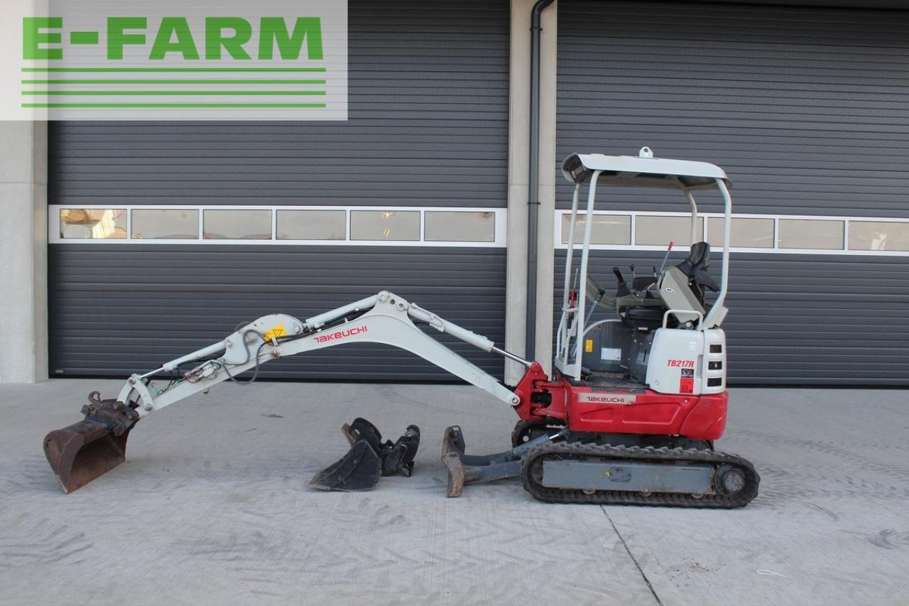 Takeuchi takeuchi tb 217 r minibagger - bagger - Mini ekskavatorius: foto 1 Takeuchi takeuchi tb 217 r minibagger - bagger - Mini ekskavatorius: foto 1