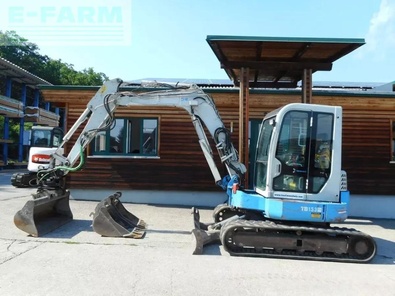 Takeuchi tb 153fr ( 5.650kg ) rototilt +ähnlich powertilt - Mini ekskavatorius: foto 1 Takeuchi tb 153fr ( 5.650kg ) rototilt +ähnlich powertilt - Mini ekskavatorius: foto 1