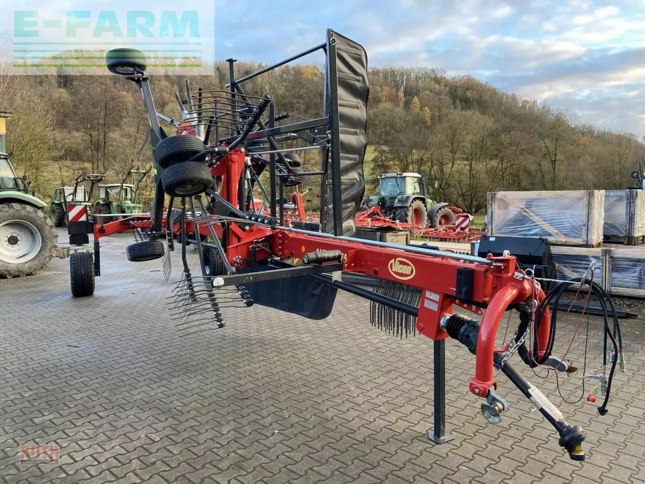 Vicon andex 774 - Šieno grėblys/ Vartytuvas: foto 1 Vicon andex 774 - Šieno grėblys/ Vartytuvas: foto 1