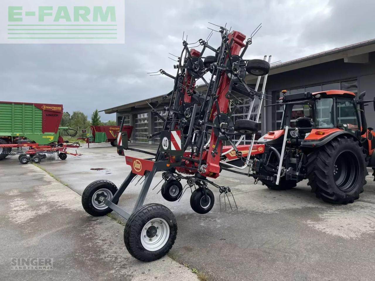 Vicon fanex 1124 - Šieno grėblys/ Vartytuvas: foto 3 Vicon fanex 1124 - Šieno grėblys/ Vartytuvas: foto 3
