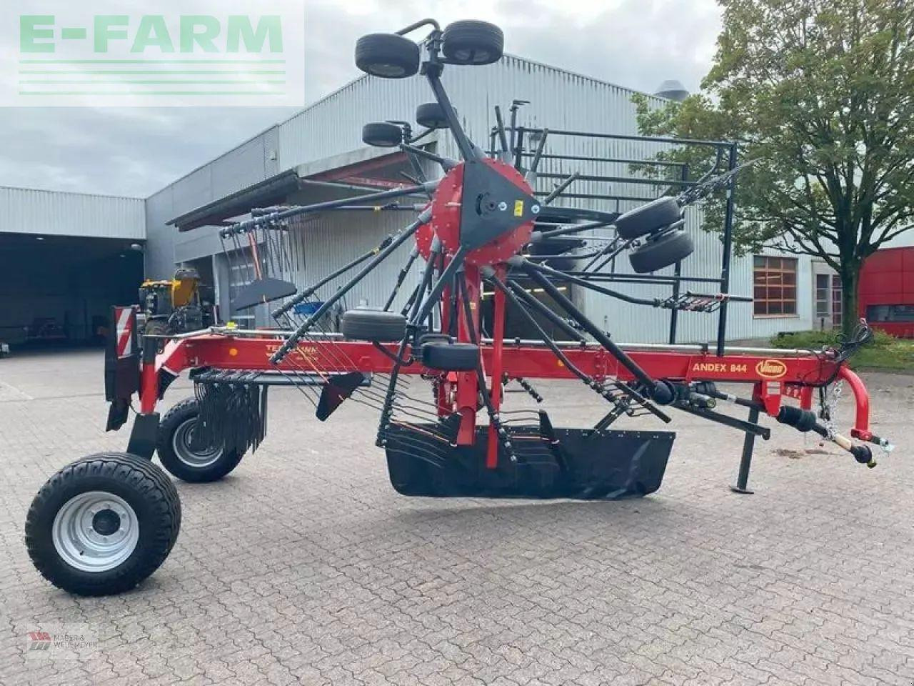 Vicon vicon mittelschwader andex 844 - Šieno grėblys/ Vartytuvas: foto 4 Vicon vicon mittelschwader andex 844 - Šieno grėblys/ Vartytuvas: foto 4