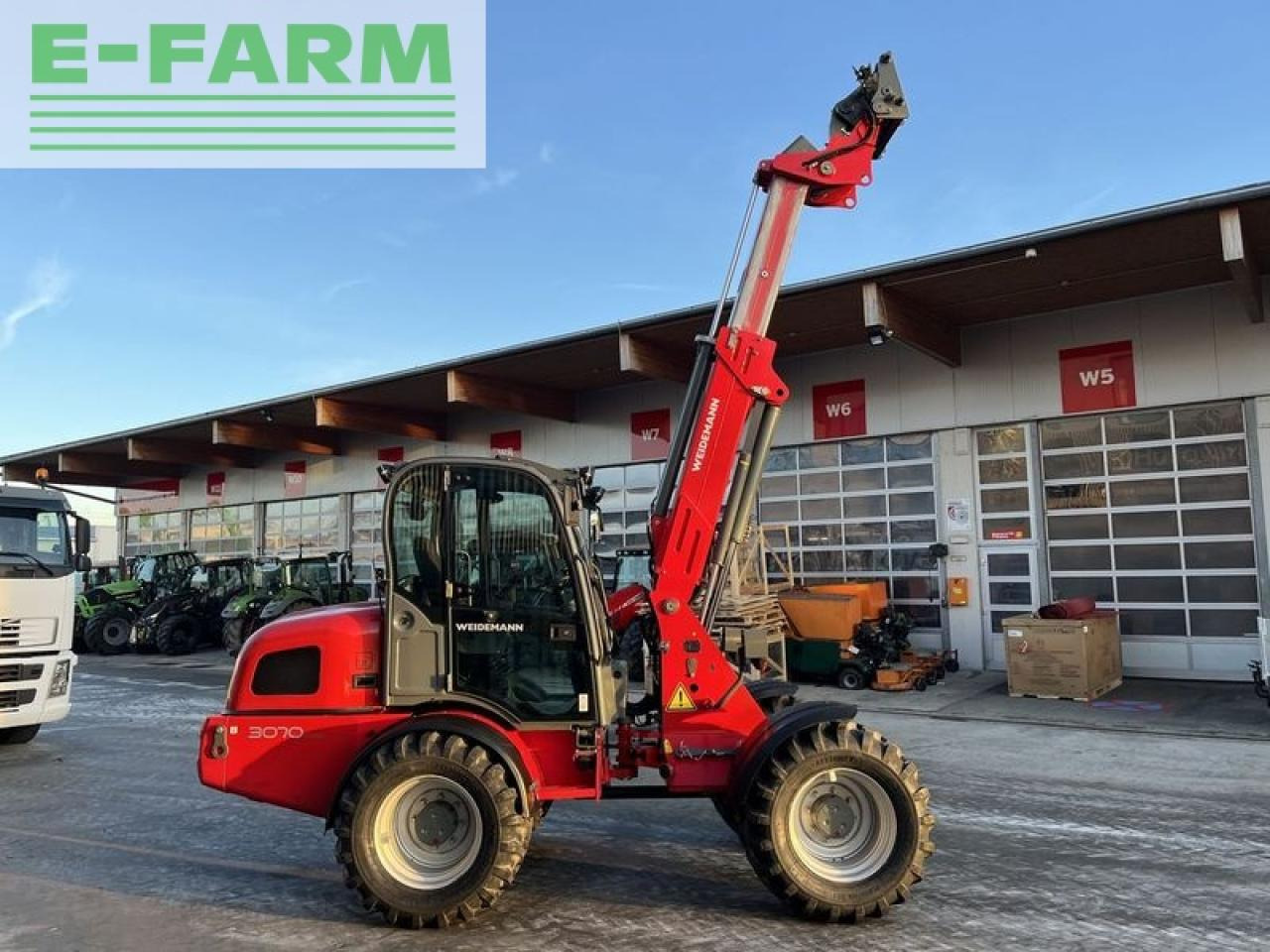 Weidemann 3070cx80 teleradlader 3100h, 30km/h 100l hydr. - Teleskopinis ratinis krautuvas: foto 2 Weidemann 3070cx80 teleradlader 3100h, 30km/h 100l hydr. - Teleskopinis ratinis krautuvas: foto 2