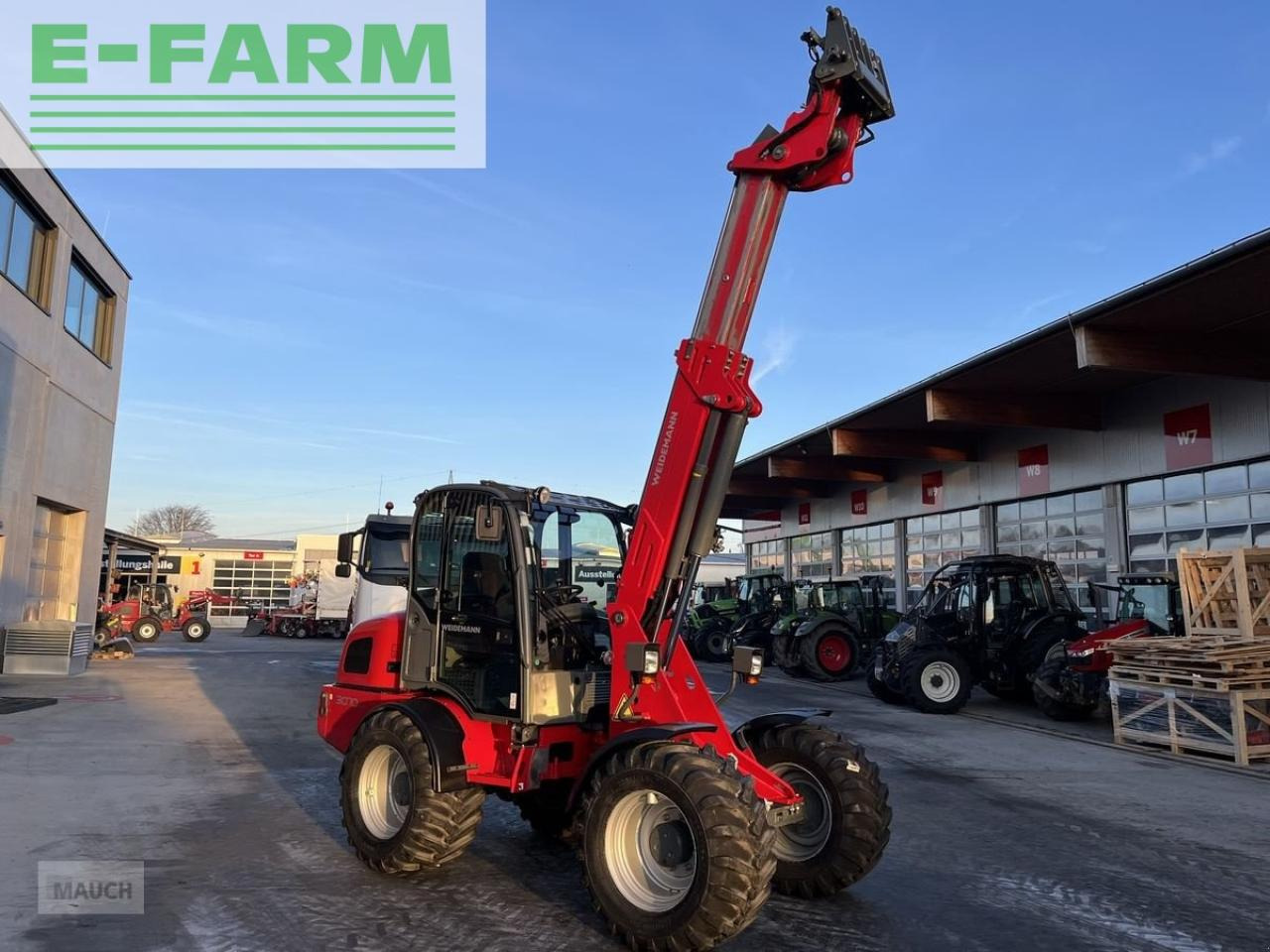 Weidemann 3070cx80 teleradlader 3100h, 30km/h 100l hydr. - Teleskopinis ratinis krautuvas: foto 3 Weidemann 3070cx80 teleradlader 3100h, 30km/h 100l hydr. - Teleskopinis ratinis krautuvas: foto 3