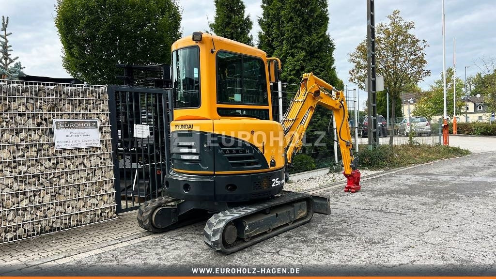 Hyundai Minibagger Robex 25 Z 9AK Powertilt Schnellw. MS03 - Mini ekskavatorius: foto 1 Hyundai Minibagger Robex 25 Z 9AK Powertilt Schnellw. MS03 - Mini ekskavatorius: foto 1