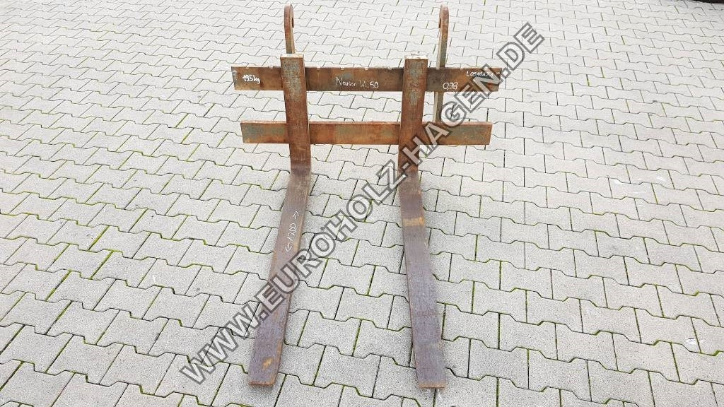 Palettengabel 1200 mm passend für Neuson WL50 - Šakės - Statybinė technika: foto 2 Palettengabel 1200 mm passend für Neuson WL50 - Šakės - Statybinė technika: foto 2