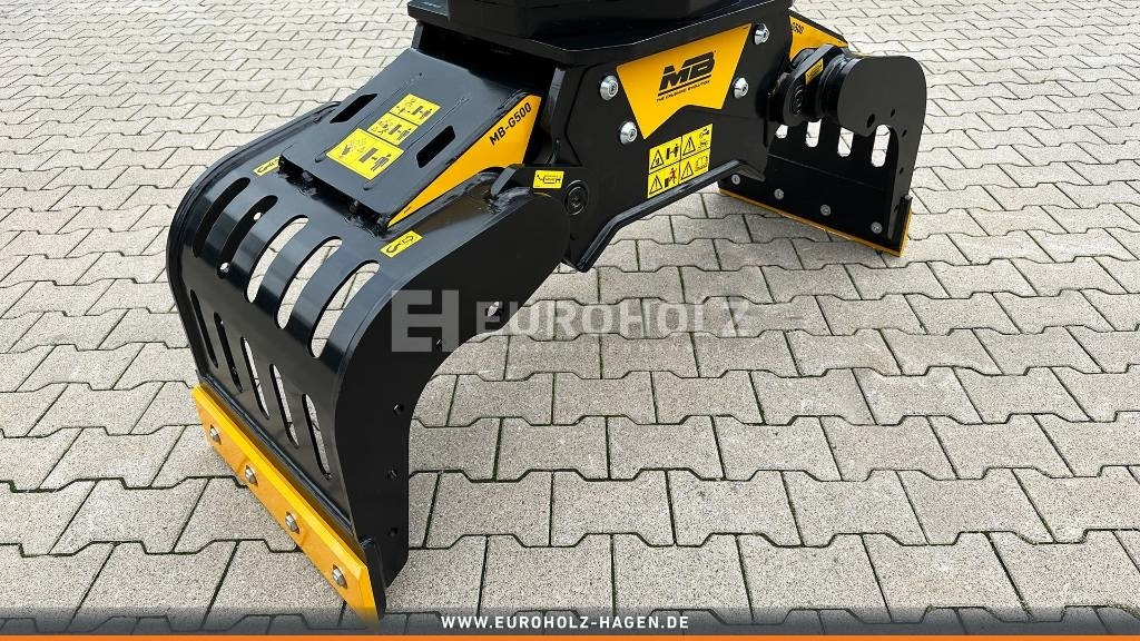 Nauja Greiferis - Statybinė technika Sortiergreifer MB Crusher MB-G500 S4 5-7 t: foto 9