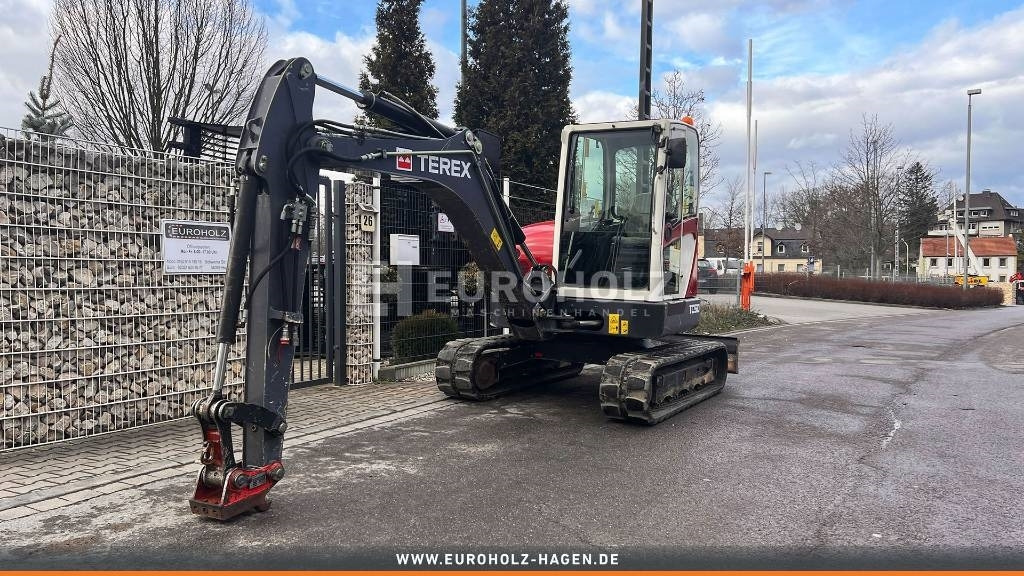 Terex Minibagger TC 50, Schnellwechsler MS03, Knickmatik - Mini ekskavatorius: foto 1 Terex Minibagger TC 50, Schnellwechsler MS03, Knickmatik - Mini ekskavatorius: foto 1