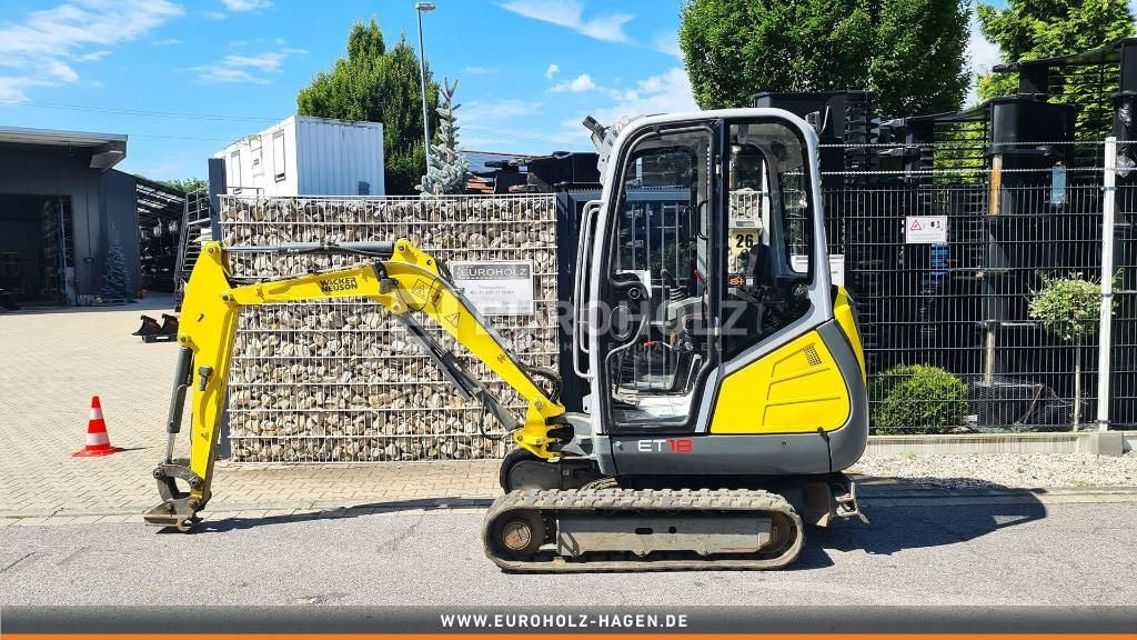 Wacker Neuson ET18 Minibagger, SW MS01, Unterwagen verstellbar - Mini ekskavatorius: foto 3 Wacker Neuson ET18 Minibagger, SW MS01, Unterwagen verstellbar - Mini ekskavatorius: foto 3