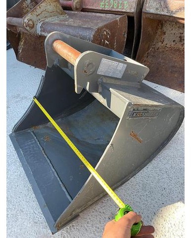 Kinshofer 50 cm Tieflöffel mit Lehnhoff MS01 Aufnahme - Ekskavatoriaus kaušas: foto 1 Kinshofer 50 cm Tieflöffel mit Lehnhoff MS01 Aufnahme - Ekskavatoriaus kaušas: foto 1