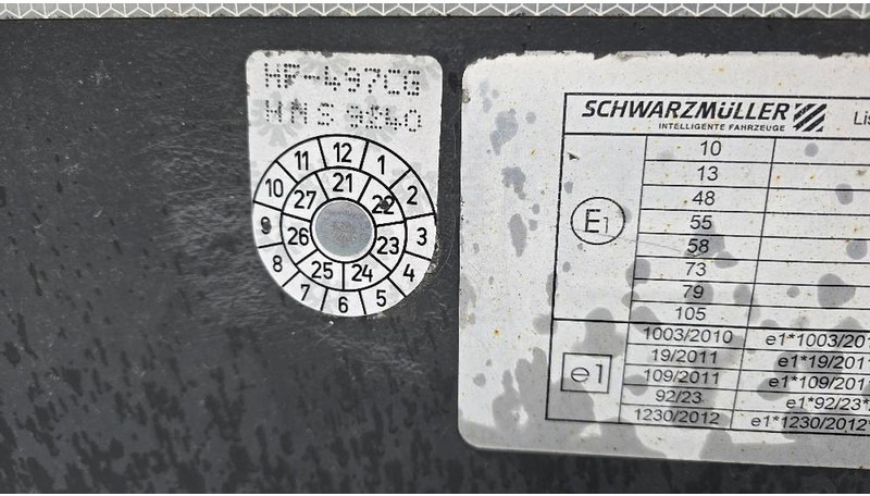 Konteineris-vežimus/ Sukeisti kūną priekaba Schwarzmüller AZ S08 Container Lafette: foto 13
