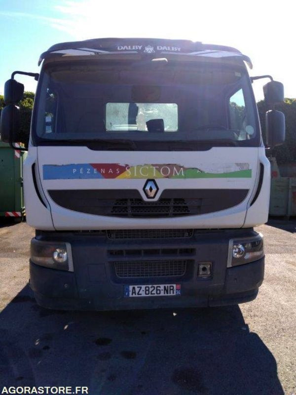 AZ-826-NR PORTEUR RENAULT PREMIUM 430 DXI 669120 kms 2010 - Hook-lift sunkvežimis: foto 1 AZ-826-NR PORTEUR RENAULT PREMIUM 430 DXI 669120 kms 2010 - Hook-lift sunkvežimis: foto 1