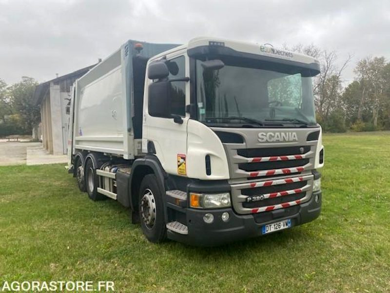 BOM SCANIA P 380 - 2015 - 164 000km - Šiukšliavežis: foto 2 BOM SCANIA P 380 - 2015 - 164 000km - Šiukšliavežis: foto 2