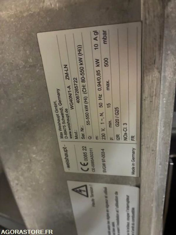 Bruleur chaudière gaz - Įrankis/ Įranga: foto 2 Bruleur chaudière gaz - Įrankis/ Įranga: foto 2