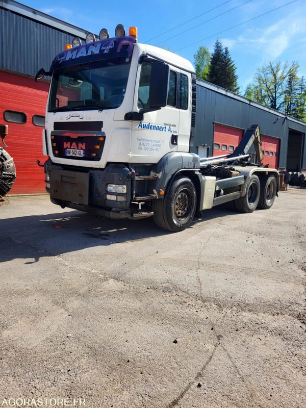 Camion ampliroll man tgs 33 400 - 827 000 KMS - 2009 - Hook-lift sunkvežimis: foto 4 Camion ampliroll man tgs 33 400 - 827 000 KMS - 2009 - Hook-lift sunkvežimis: foto 4