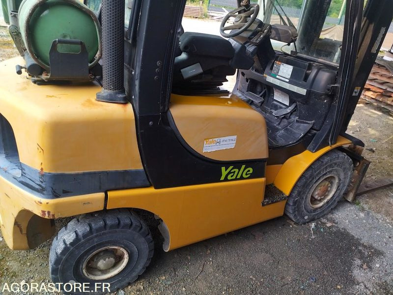 Dujinis krautuvas Chariot Élévateur YALE GLP25VX (2007) - Pour Pièces ou Réparation: foto 20