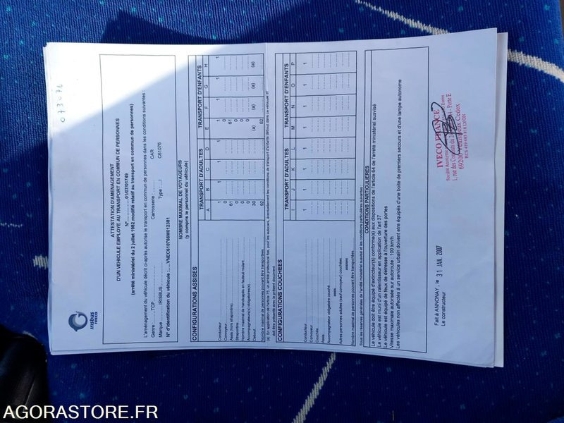 IVECO BUS AXER N°073076 - Mokyklinis autobusas: foto 3 IVECO BUS AXER N°073076 - Mokyklinis autobusas: foto 3