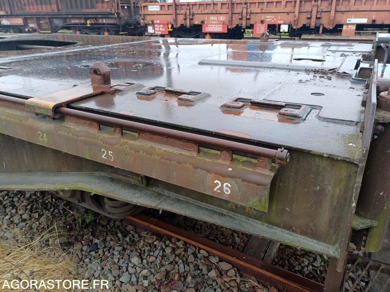 Wagon plat intermodal type Sggnss – modèle 6432B0-4, 72 pieds - 2003 (ref 1207) - Kita technika: foto 4 Wagon plat intermodal type Sggnss – modèle 6432B0-4, 72 pieds - 2003 (ref 1207) - Kita technika: foto 4