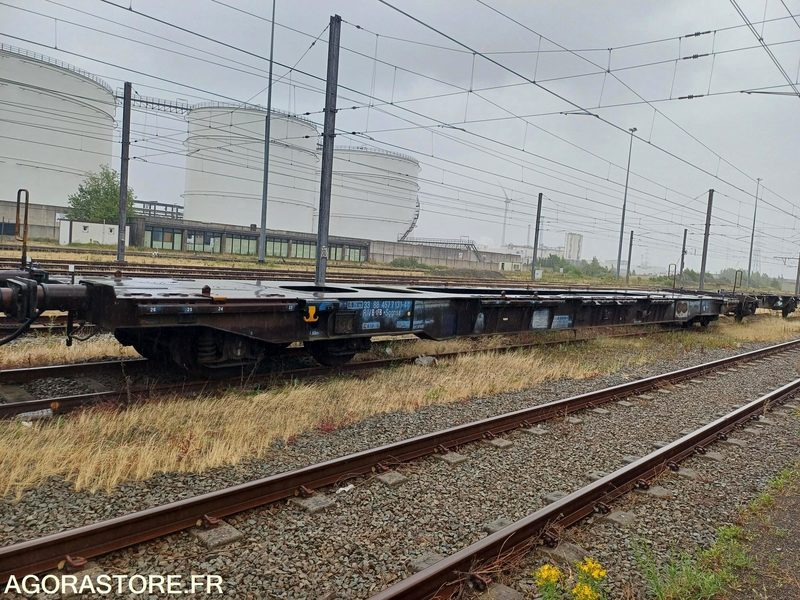 Wagon plat intermodal type Sggnss – modèle 6432B0-4, 72 pieds - 2003 (ref 1207) - Kita technika: foto 1 Wagon plat intermodal type Sggnss – modèle 6432B0-4, 72 pieds - 2003 (ref 1207) - Kita technika: foto 1