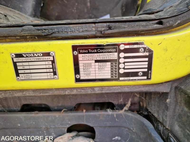 *PORTEUR BOM 26T VOLVO GEESINK- 121117 KM - 2014 (4004) - Šiukšliavežis: foto 5 *PORTEUR BOM 26T VOLVO GEESINK- 121117 KM - 2014 (4004) - Šiukšliavežis: foto 5
