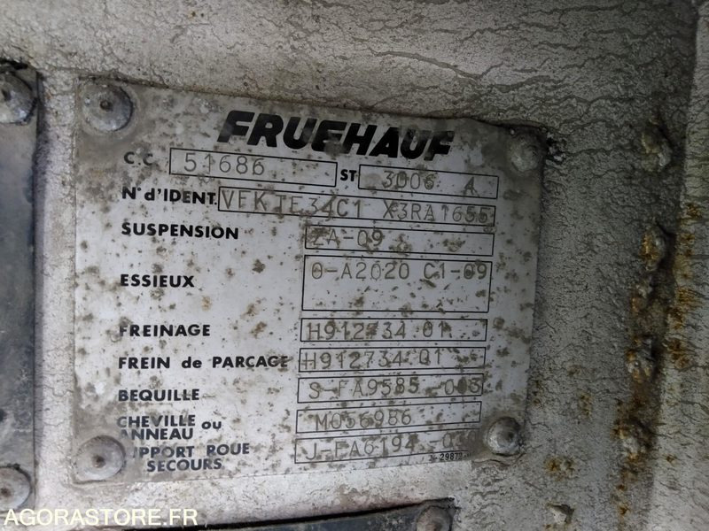 SEMI-REMORQUE TAUTLINER 3 ESSIEUX FC-892-RA - Puspriekabė: foto 3 SEMI-REMORQUE TAUTLINER 3 ESSIEUX FC-892-RA - Puspriekabė: foto 3