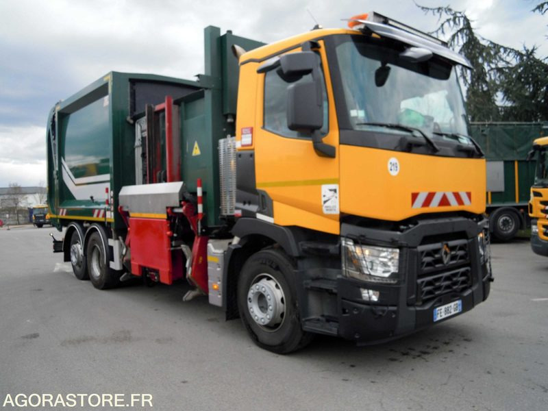 Renault 6x2 C + benne à chargement latéral Maxxum Robopac 23m3 - EXCELLENT ETAT - Šiukšliavežis: foto 1 Renault 6x2 C + benne à chargement latéral Maxxum Robopac 23m3 - EXCELLENT ETAT - Šiukšliavežis: foto 1