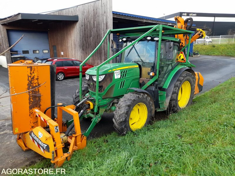 Tracteur JOHN DEERE 6105R avec ensemble outils Noremat lizingą Tracteur JOHN DEERE 6105R avec ensemble outils Noremat: foto 16