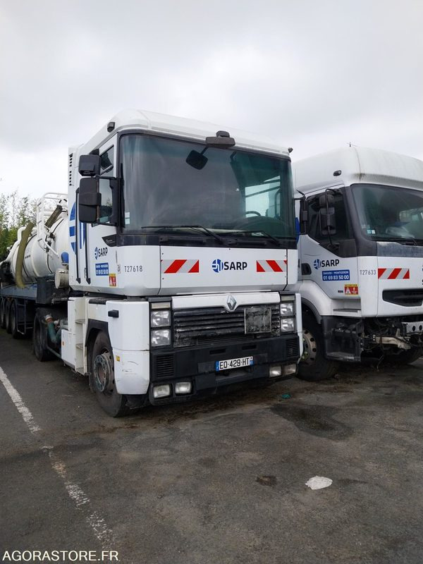 TRACTEUR RENAULT AE390 ADR POMPE 1998 821393KM ROULANT - Vilkikas: foto 1 TRACTEUR RENAULT AE390 ADR POMPE 1998 821393KM ROULANT - Vilkikas: foto 1